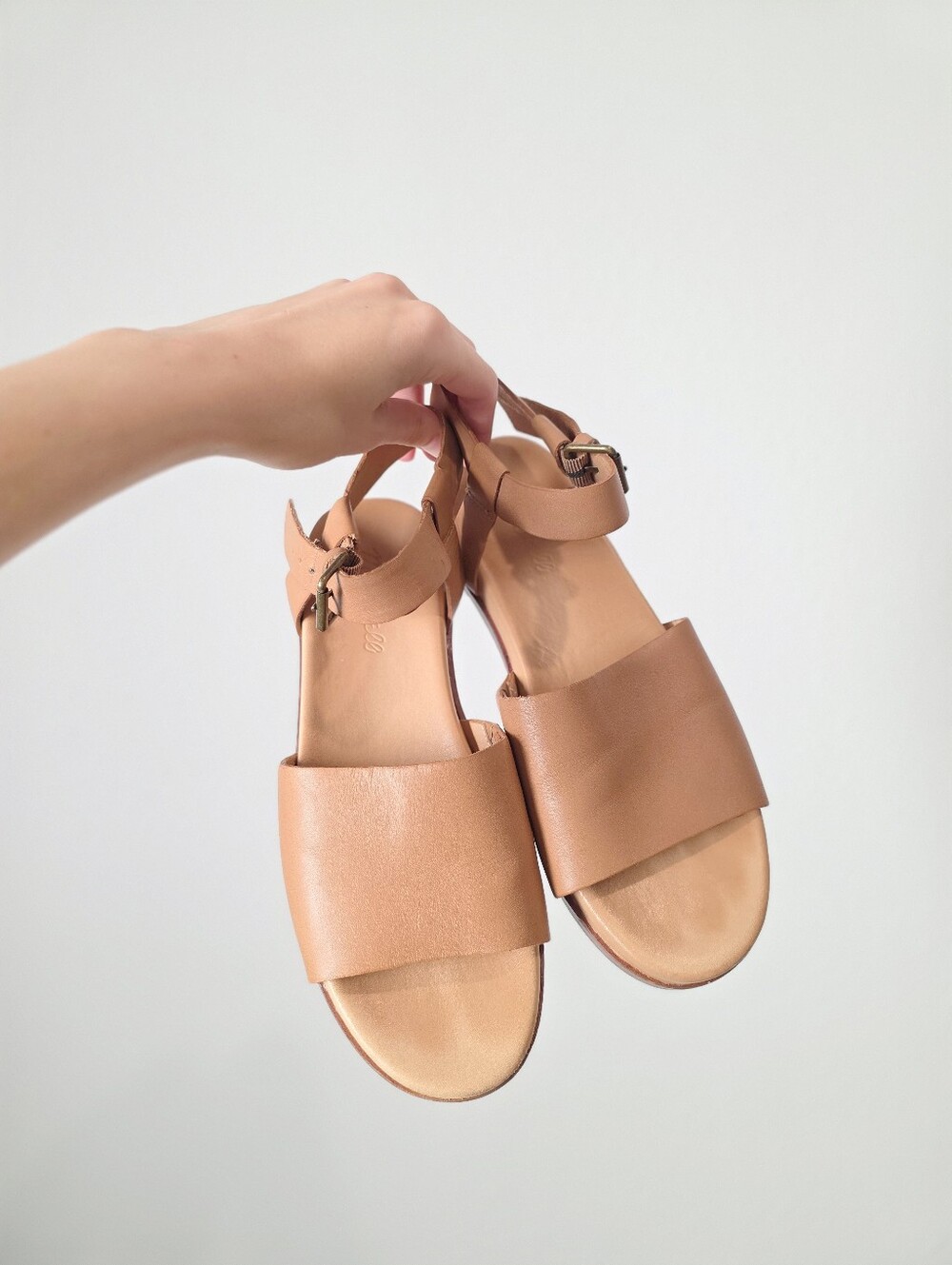 Madewell Leather Ankle Strap Sandals 7